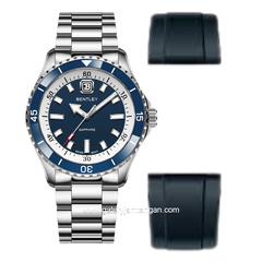 BENTLEY BL-20-58 Silver Dial Blue Stainless Steel Strap