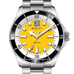 BENTLEY BL-20-60 Silver Dial Yellow Stainless Steel Strap