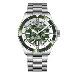 BENTLEY BL-20-83 Silver Dial Green Army Stainless Steel Strap