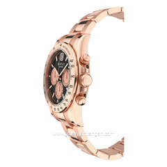 BENTLEY BL-21-48 Rosegold Dial Black Stainless Steel Strap