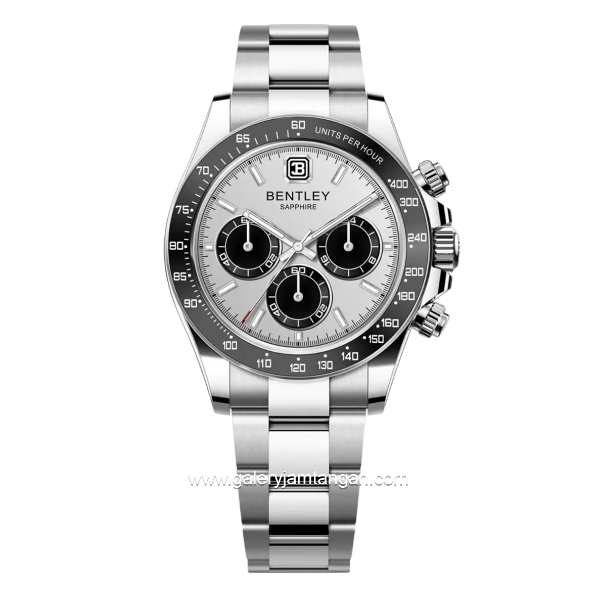 BENTLEY BL-21-67 Silver Dial White Stainless Steel Strap