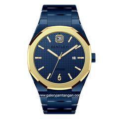 BENTLEY BL-23-16 Blue Gold Dial Blue Stainless Steel Strap