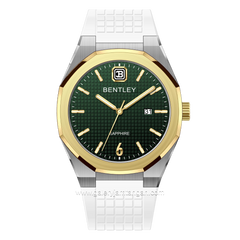 BENTLEY BL-24-37 White Gold Dial Green Rubber Strap