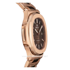 BENTLEY THE ADEPT BL-33-47 Rosegold Dial Brown Stainless Steel Strap