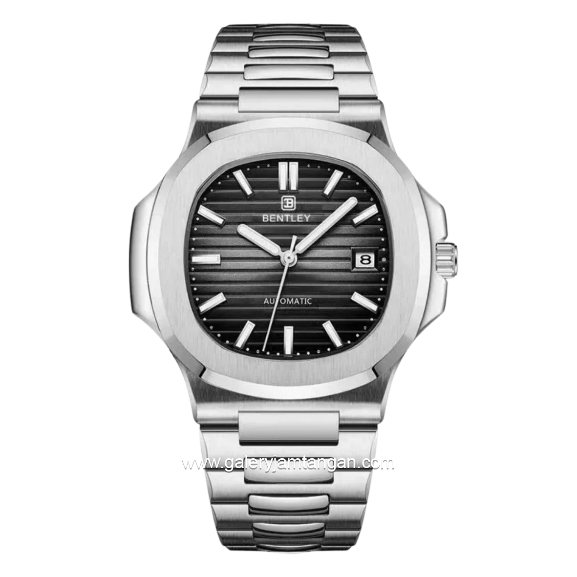 BENTLEY THE ADEPT BL-33-50 Silver Dial Black Stainless Steel Strap
