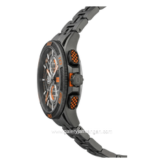 BENTLEY THE OUROBOROS BL-40-26 Chronograph Black Jarum Orange Stainless Steel Strap