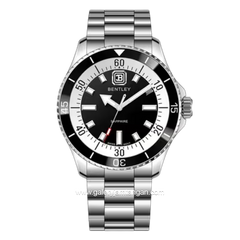 BENTLEY BL-20-50 Silver Dial Black Stainless Steel Strap