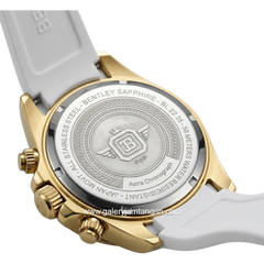 BENTLEY BL-22-37 White Gold Dial Green Rubber Strap