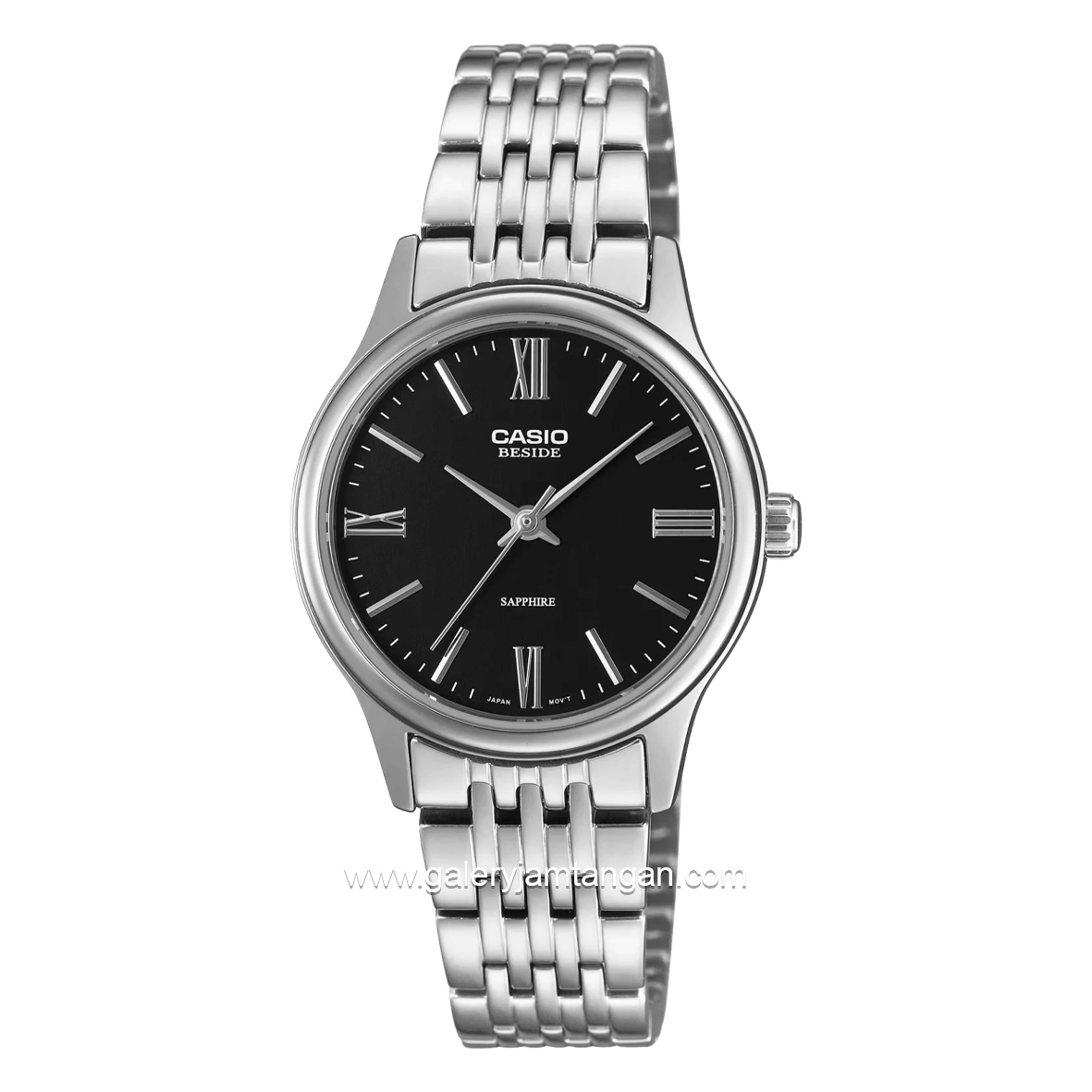 CASIO BLS-100D-1AVDF Silver Dial Black Stainless Steel Strap