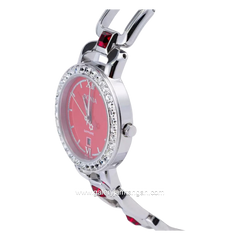 BONIA BNB10102-2363S Silver Dial Red Stainless Steel
