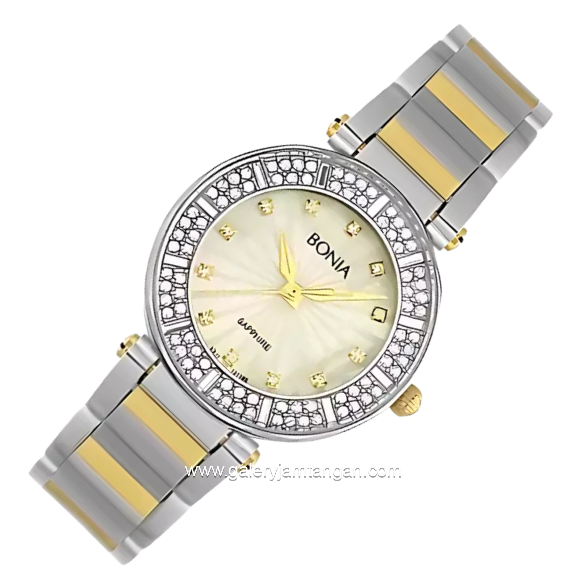 BONIA BNB10119-2117S Silver Dial Gold Stainless Steel