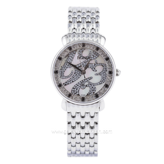 BONIA BNB10135-2355S Silver Dial White Stainless Steel Strap