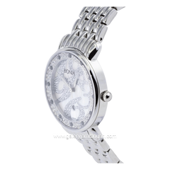 BONIA BNB10135-2355S Silver Dial White Stainless Steel Strap