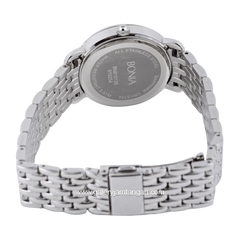 BONIA BNB10135-2355S Silver Dial White Stainless Steel Strap