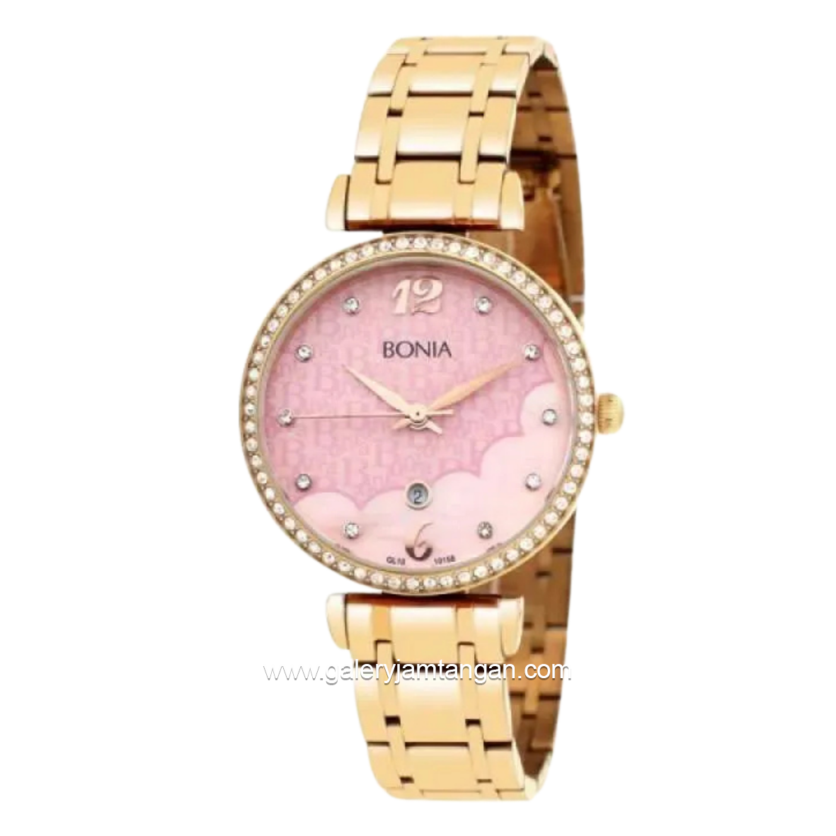 BONIA BNB10158-2575S Rosegold Dial Pink Stainless Steel Strap