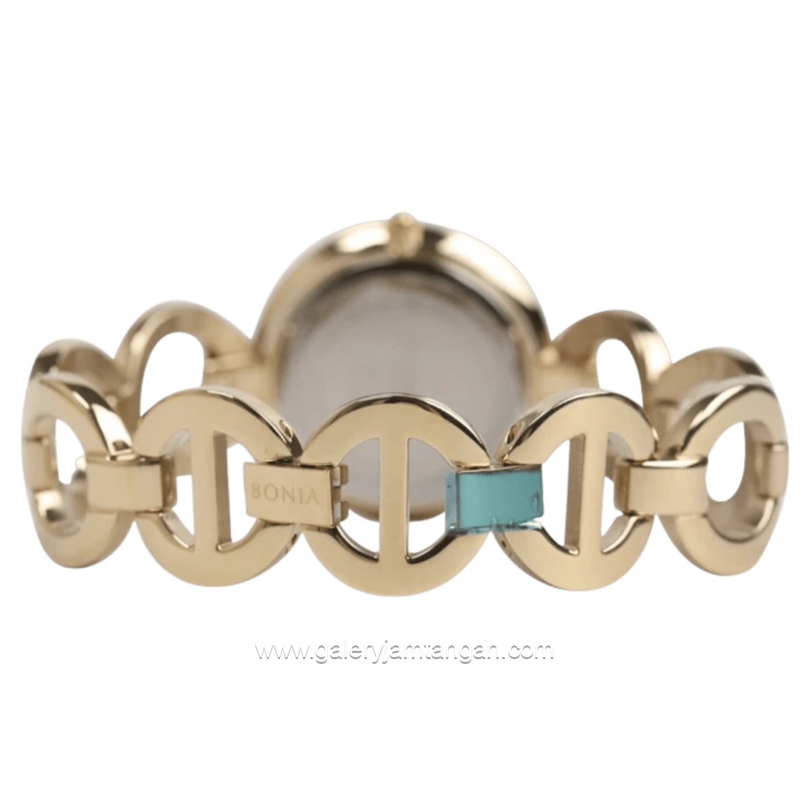 BONIA BNB10181-2227S Gold Dial Gold Fabric Stainless Steel Strap