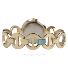 BONIA BNB10181-2227S Gold Dial Gold Fabric Stainless Steel Strap