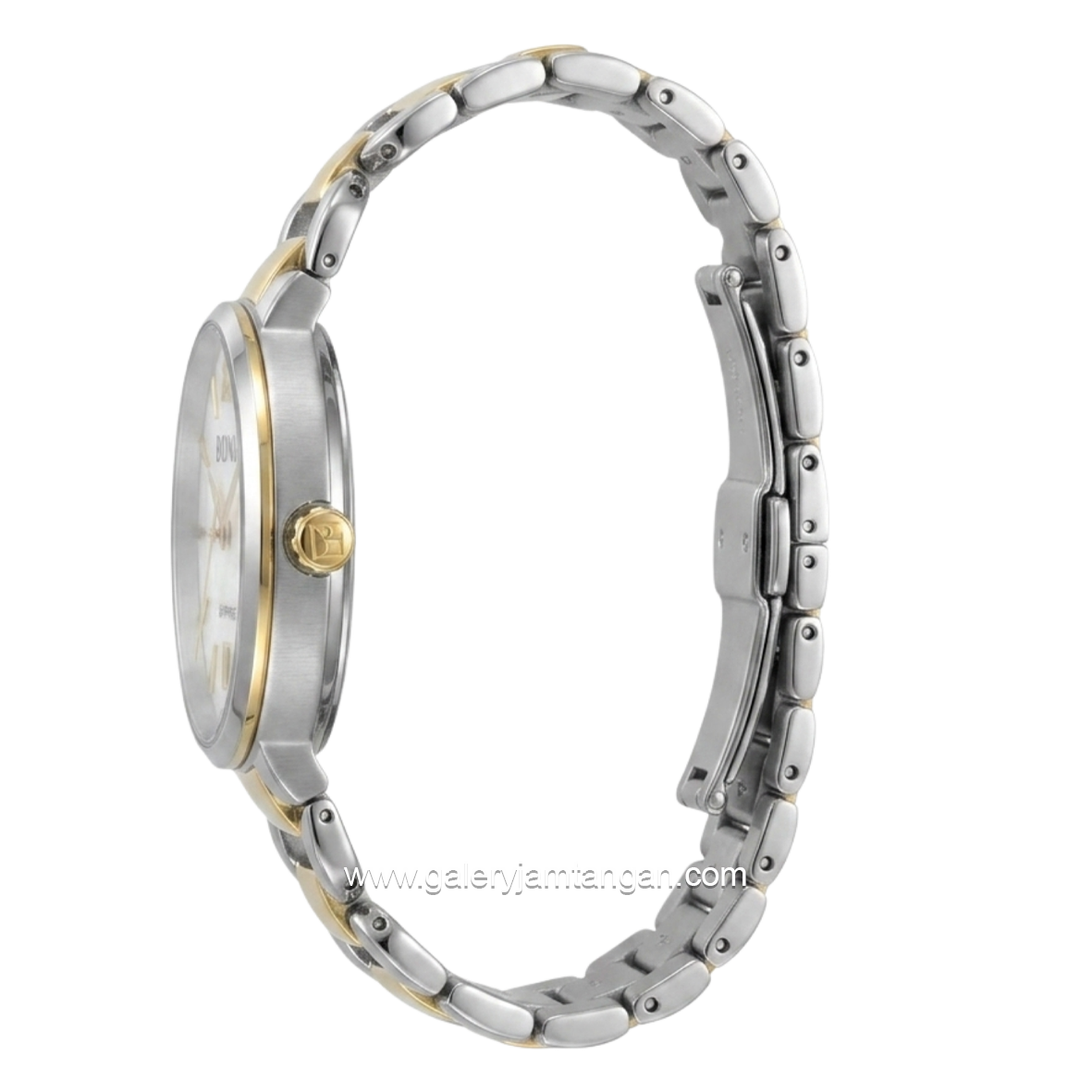 BONIA BNB10357-2155 Silver Dial White Stainless Steel Strap