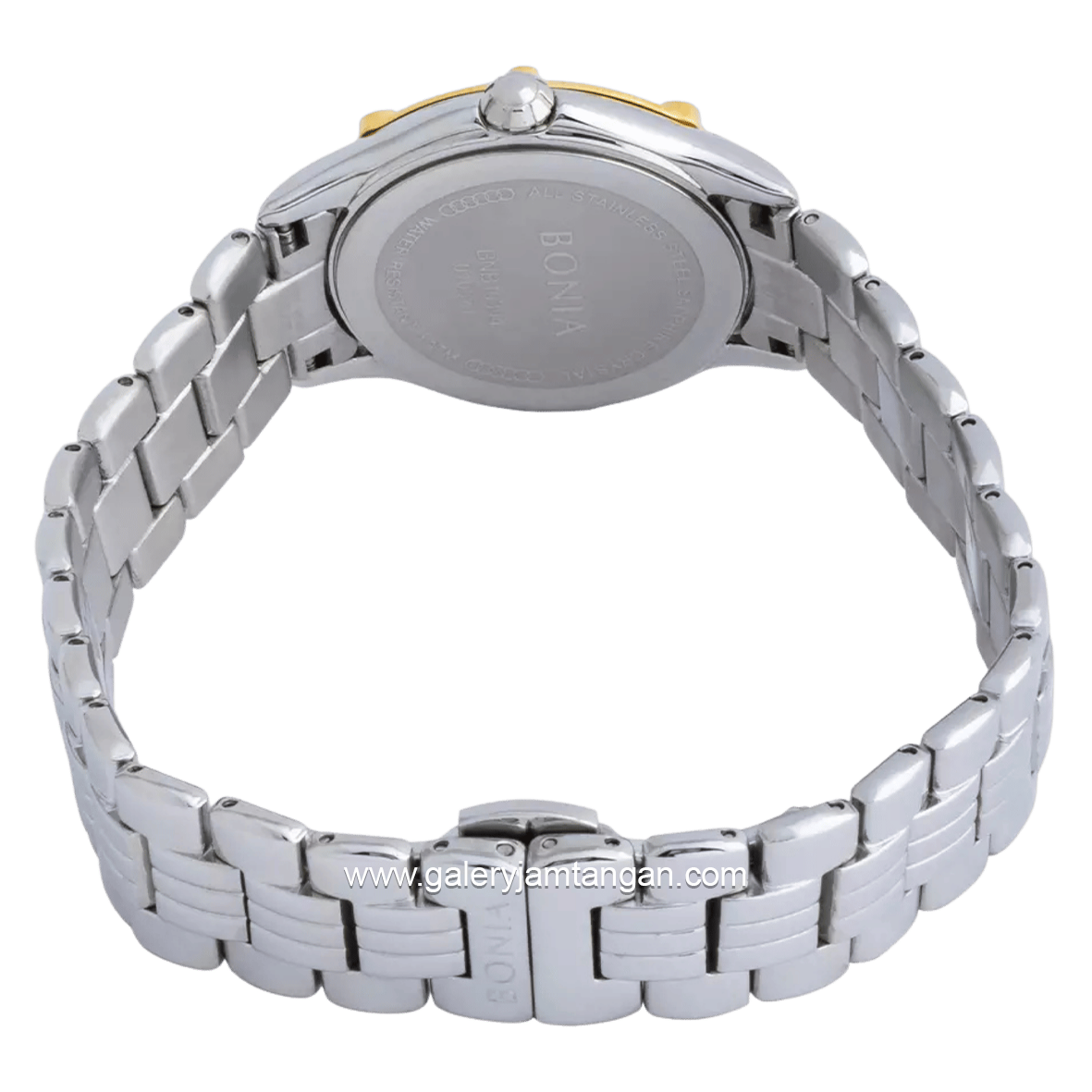 BONIA BNB10394-2323S Silver Dial White Stainless Steel Strap