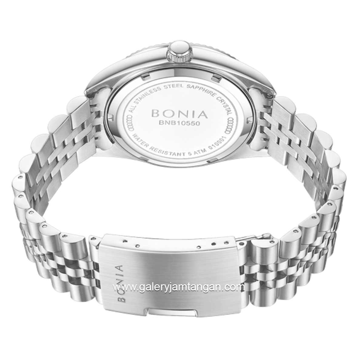 BONIA NOBLE BNB10550-5382 Silver Dial Navy Stainless Steel Strap