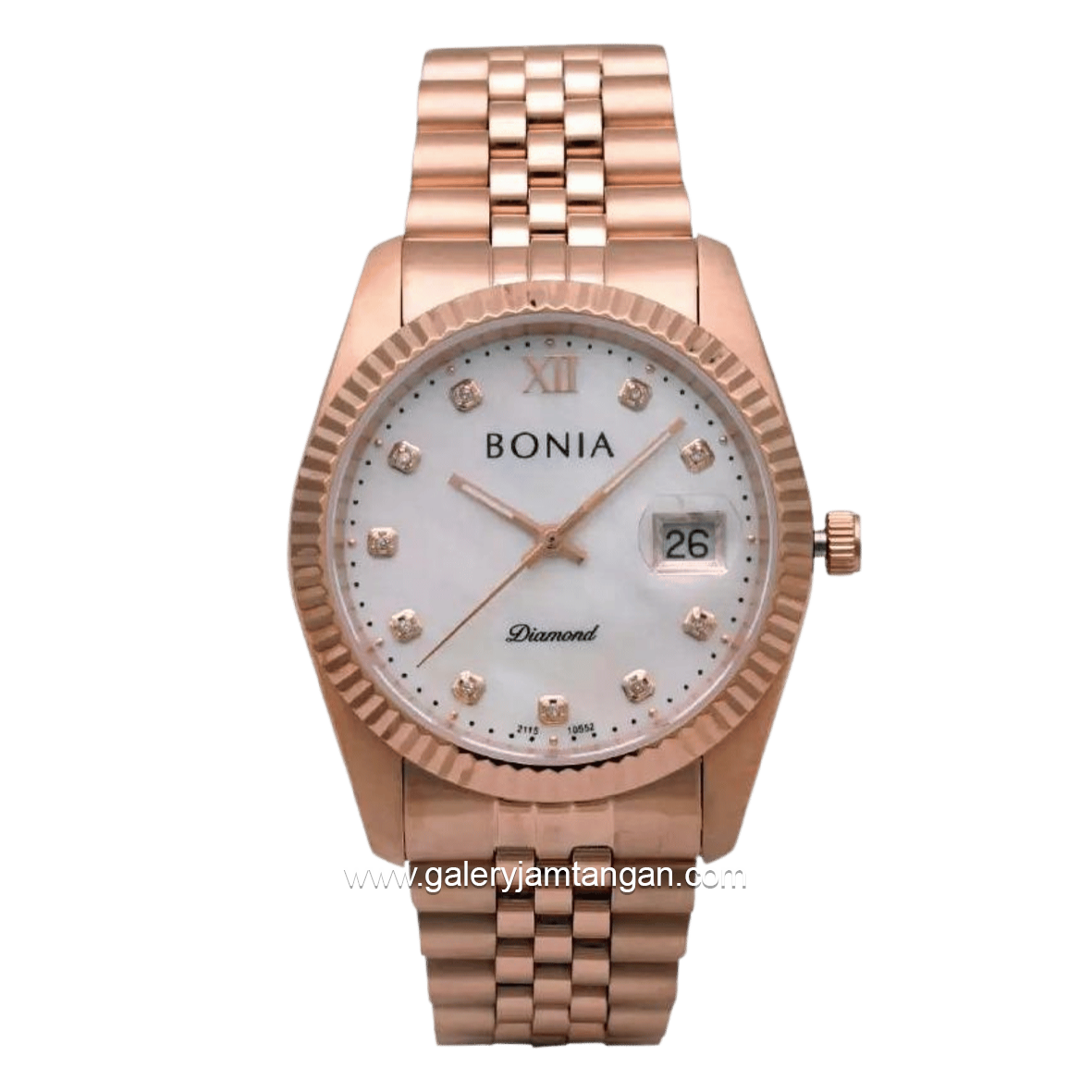 BONIA BNB10552-1553 Rosegold Diamond Stainless Steel