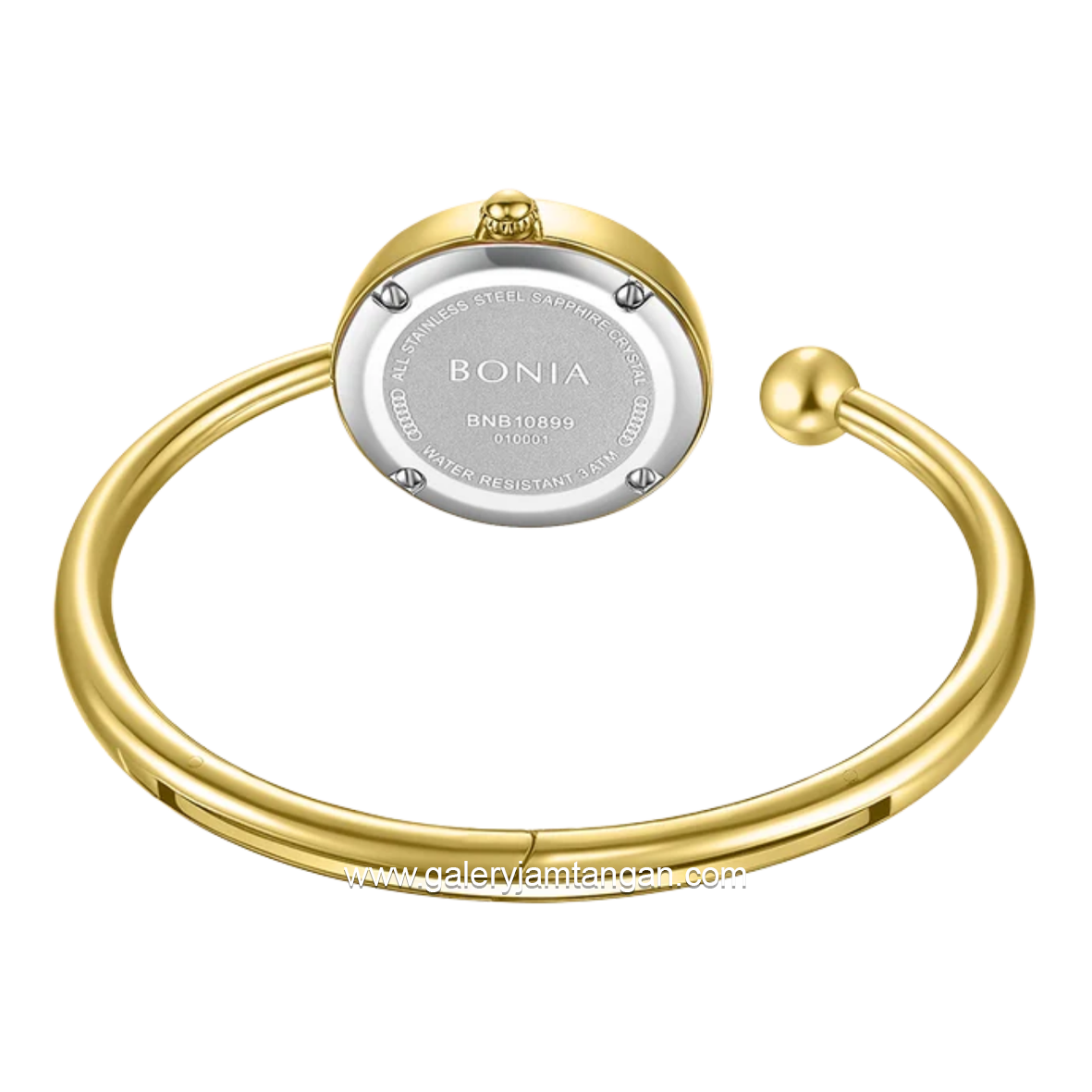 BONIA BNB10899-2257S Gold Dial White MOP Stainless Steel Strap