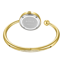 BONIA BNB10899-2257S Gold Dial White MOP Stainless Steel Strap