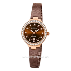 BONIA BNB10938-2047S Brown Dial Brown Stainless Steel Strap