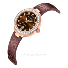 BONIA BNB10938-2047S Brown Dial Brown Stainless Steel Strap