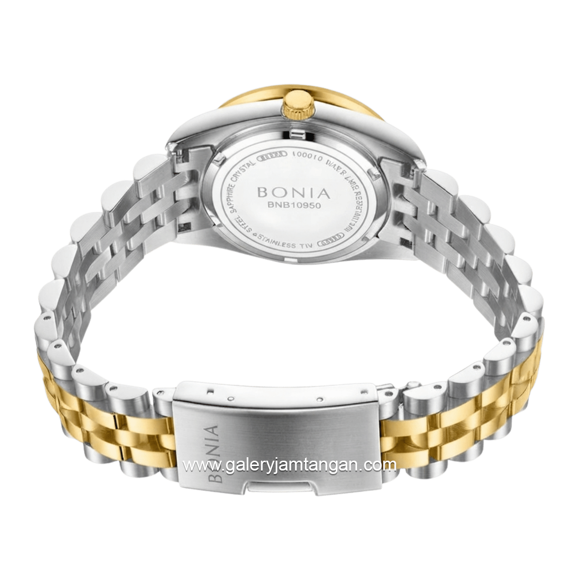 BONIA BNB10950-3127S Silver Combi Gold Dial Gold Stainless Steel Strap