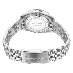BONIA BNB10950-3397S Silver Dial Green Stainless Steel Strap