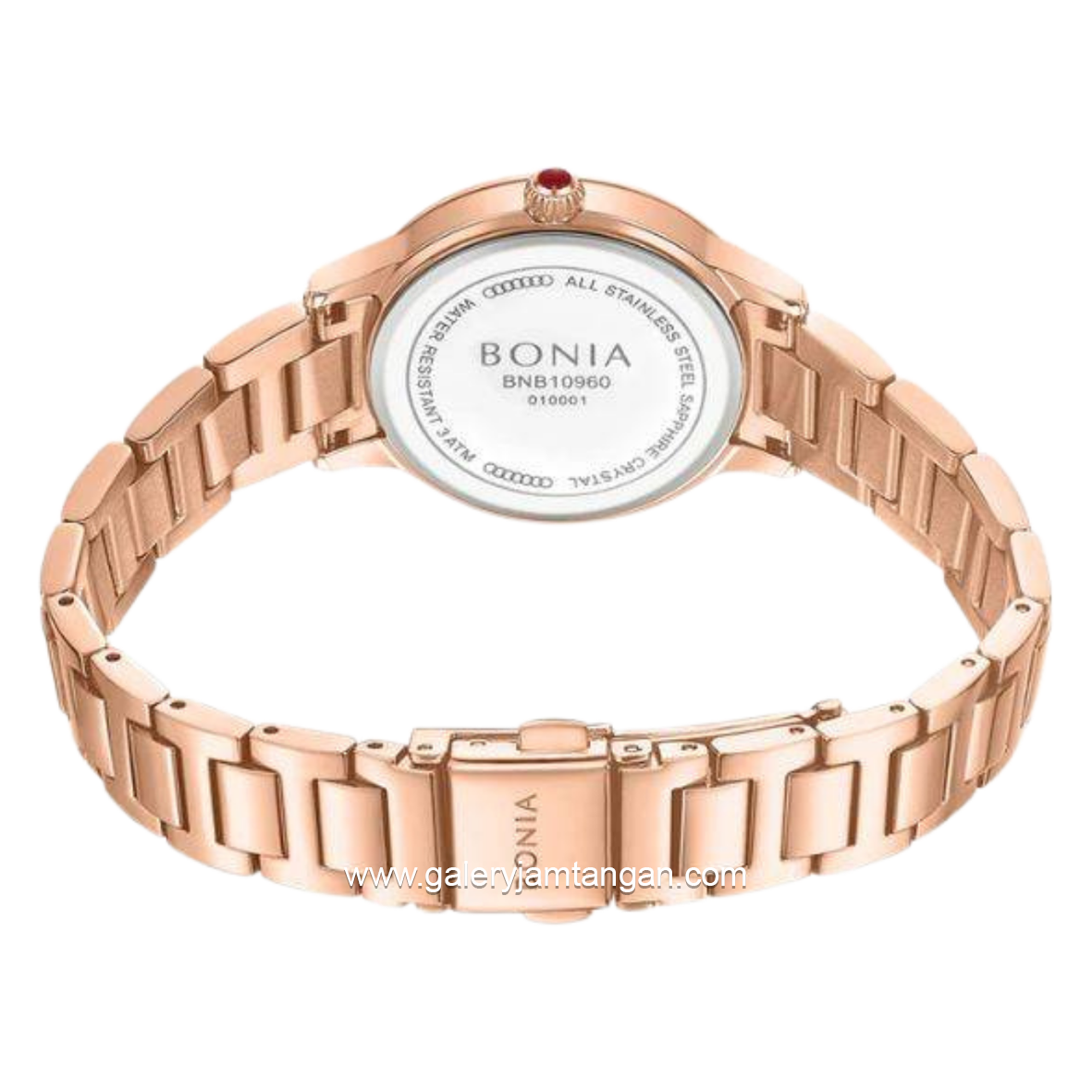BONIA BNB10960-2567S Rosegold Dial Brown Stainless Steel Strap