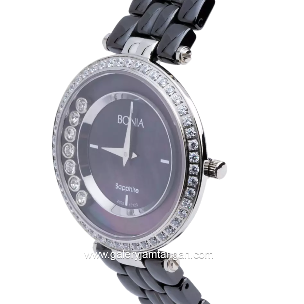 BONIA BNB10123-2437S Black SIlver Stainless Steel