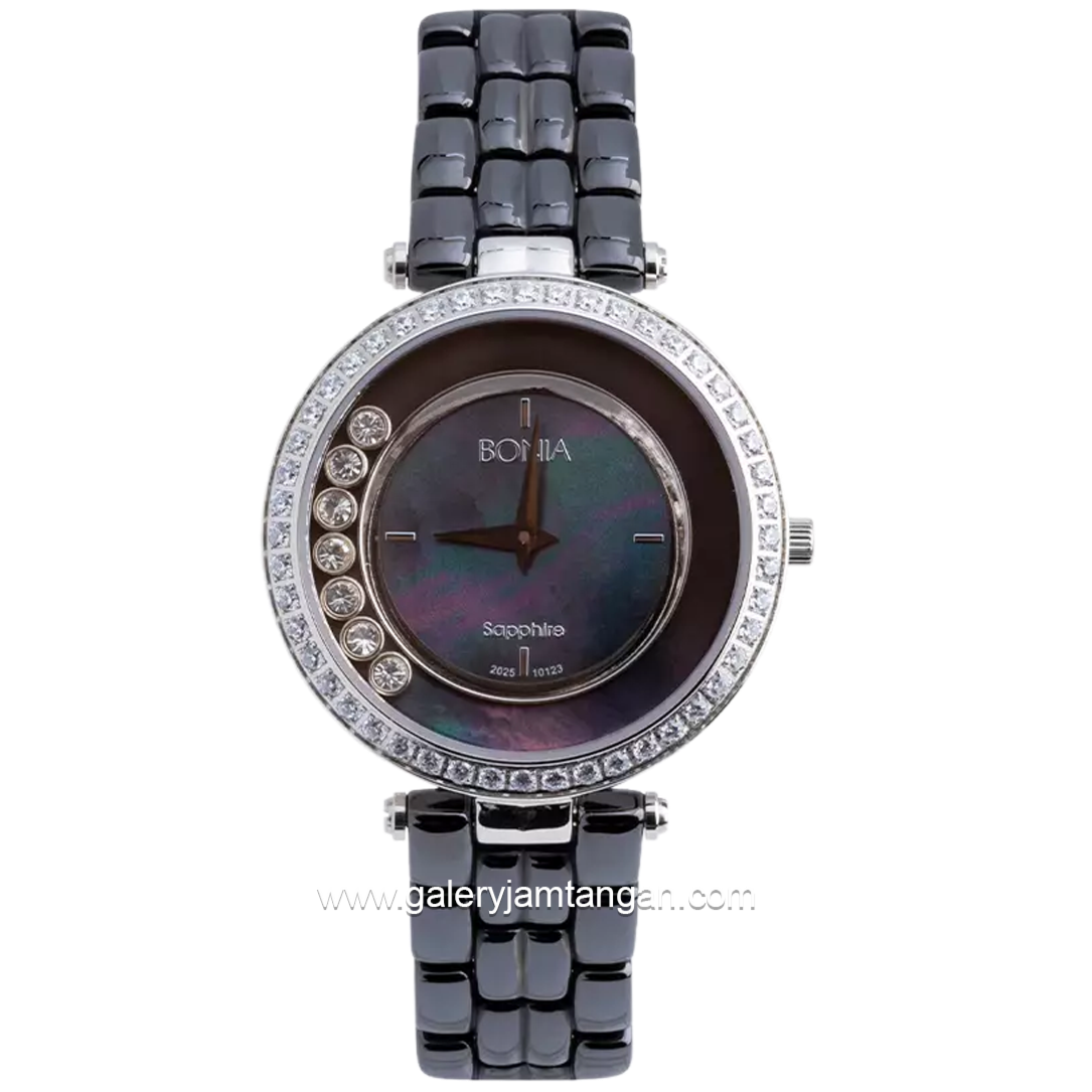 BONIA BNB10123-2437S Black SIlver Stainless Steel