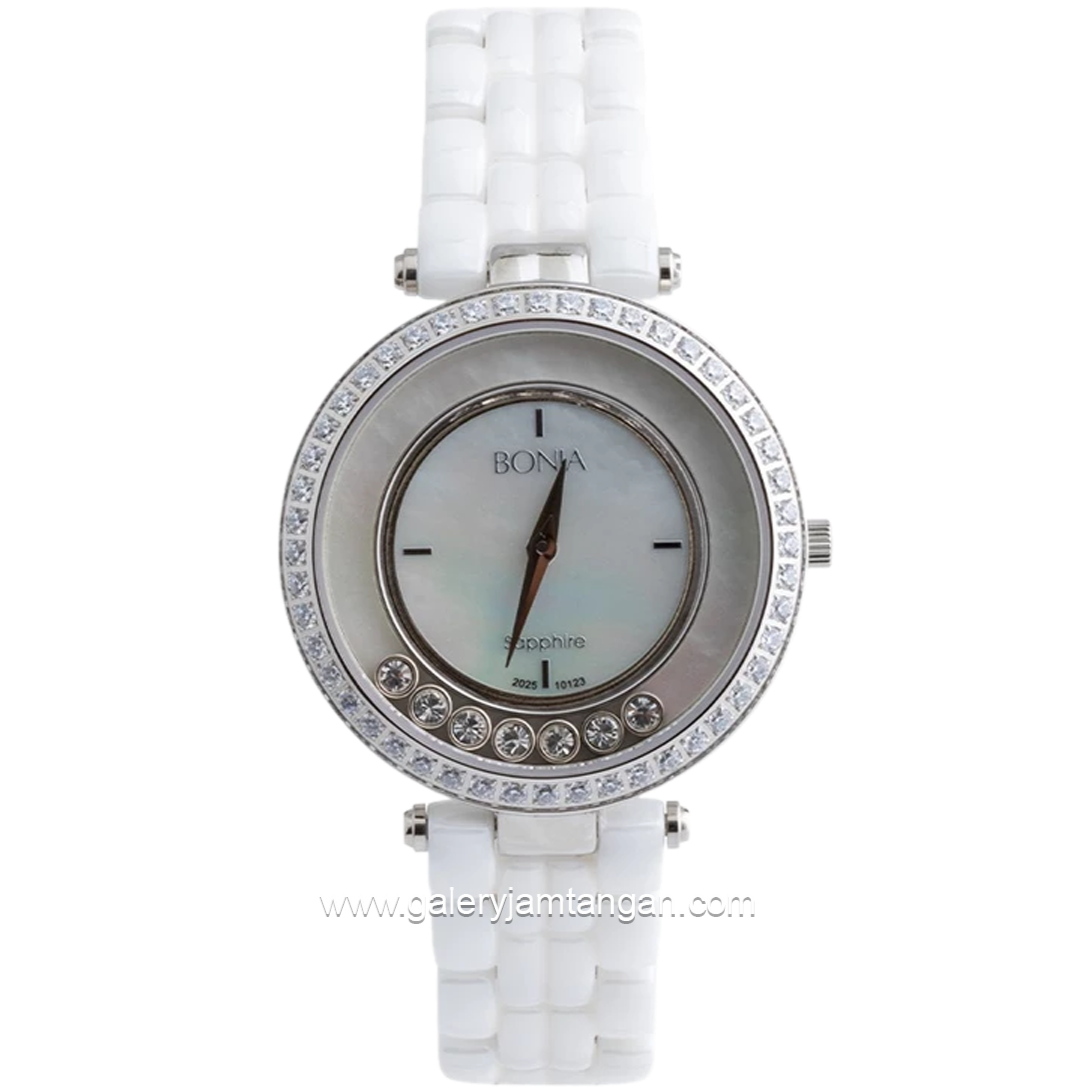 BONIA BNB10123-2457S White Bracelet Solid Steel