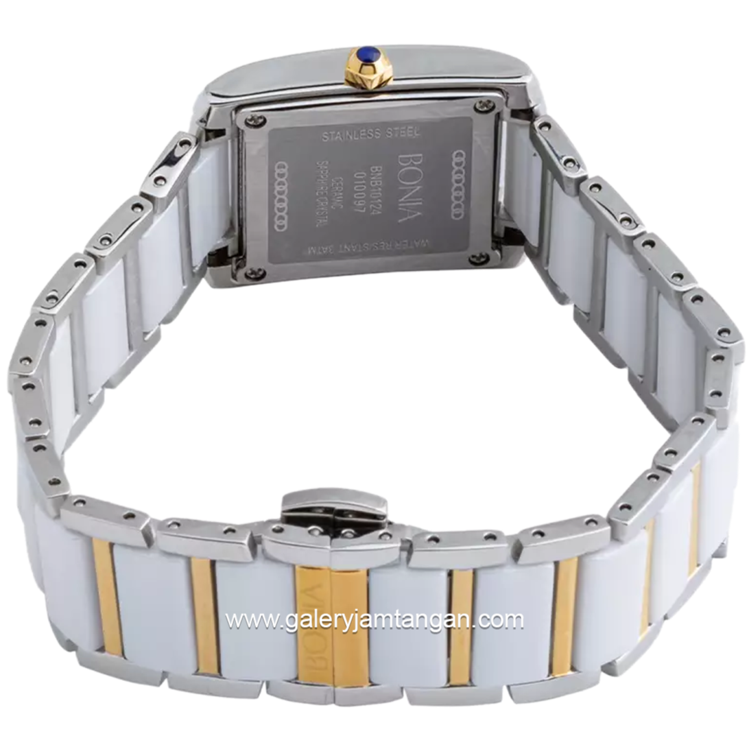 BONIA BNB10124-2151S White Gold Stainless Steel