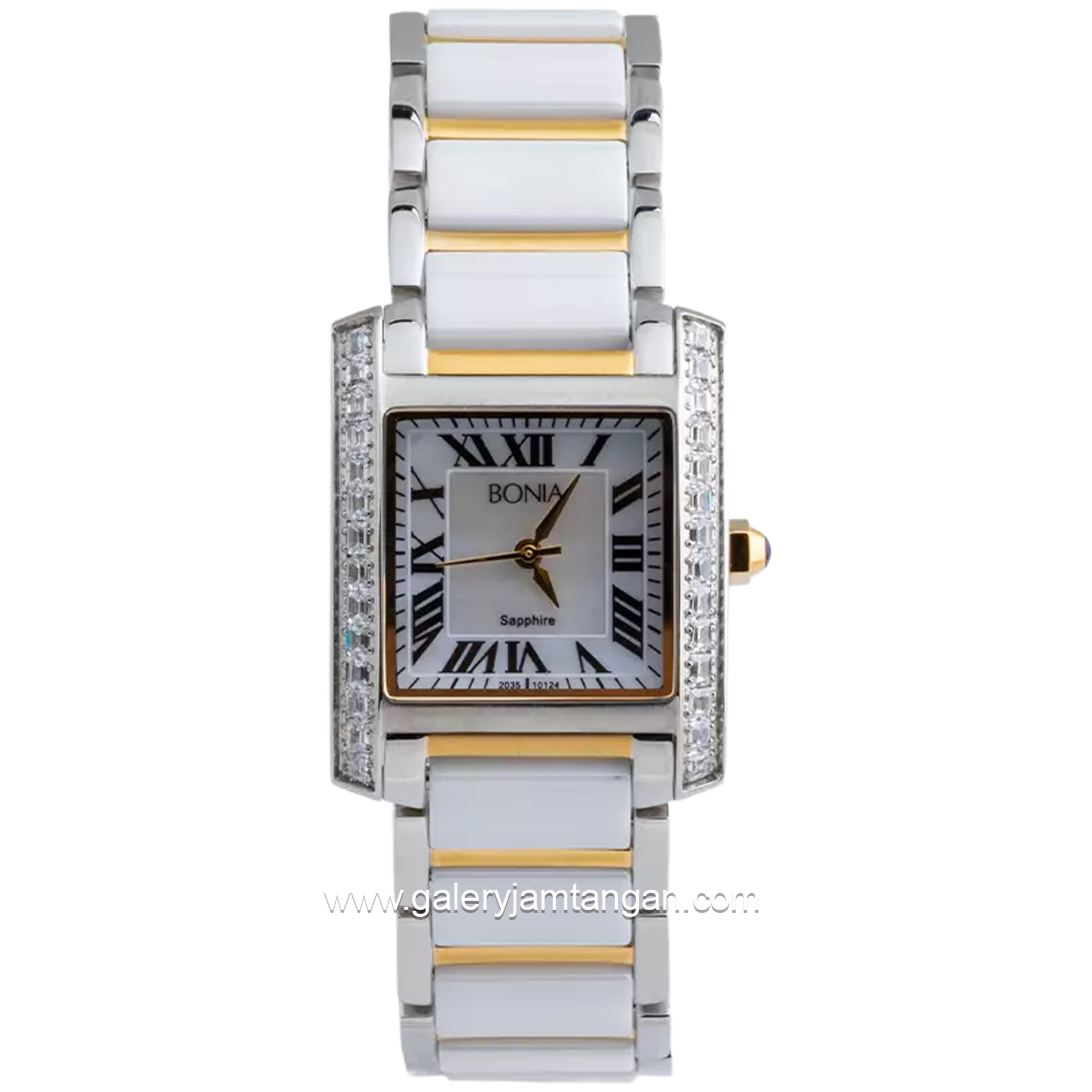 BONIA BNB10124-2151S White Gold Stainless Steel