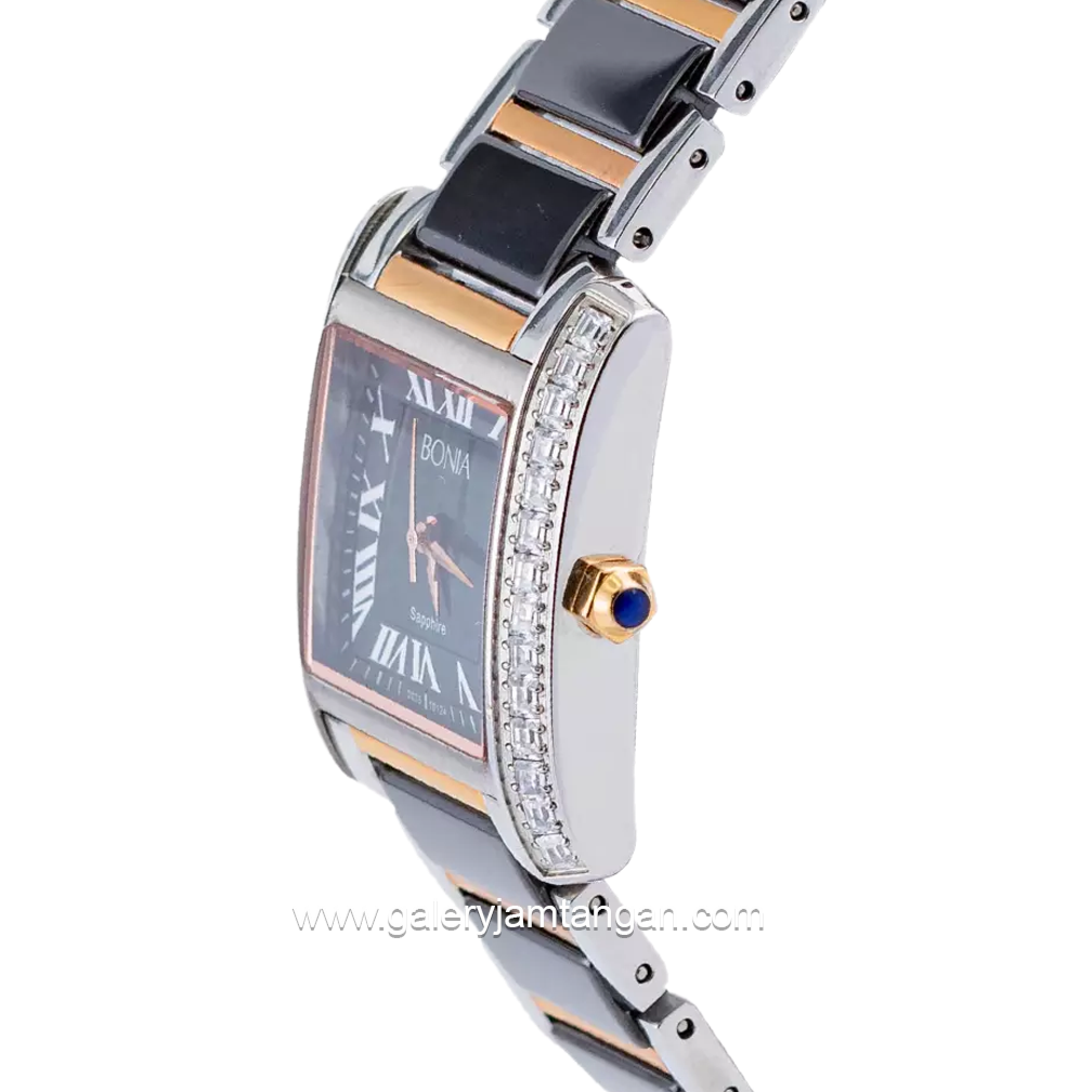 BONIA BNB10124-2631S Gray Dial Black Stainless Steel