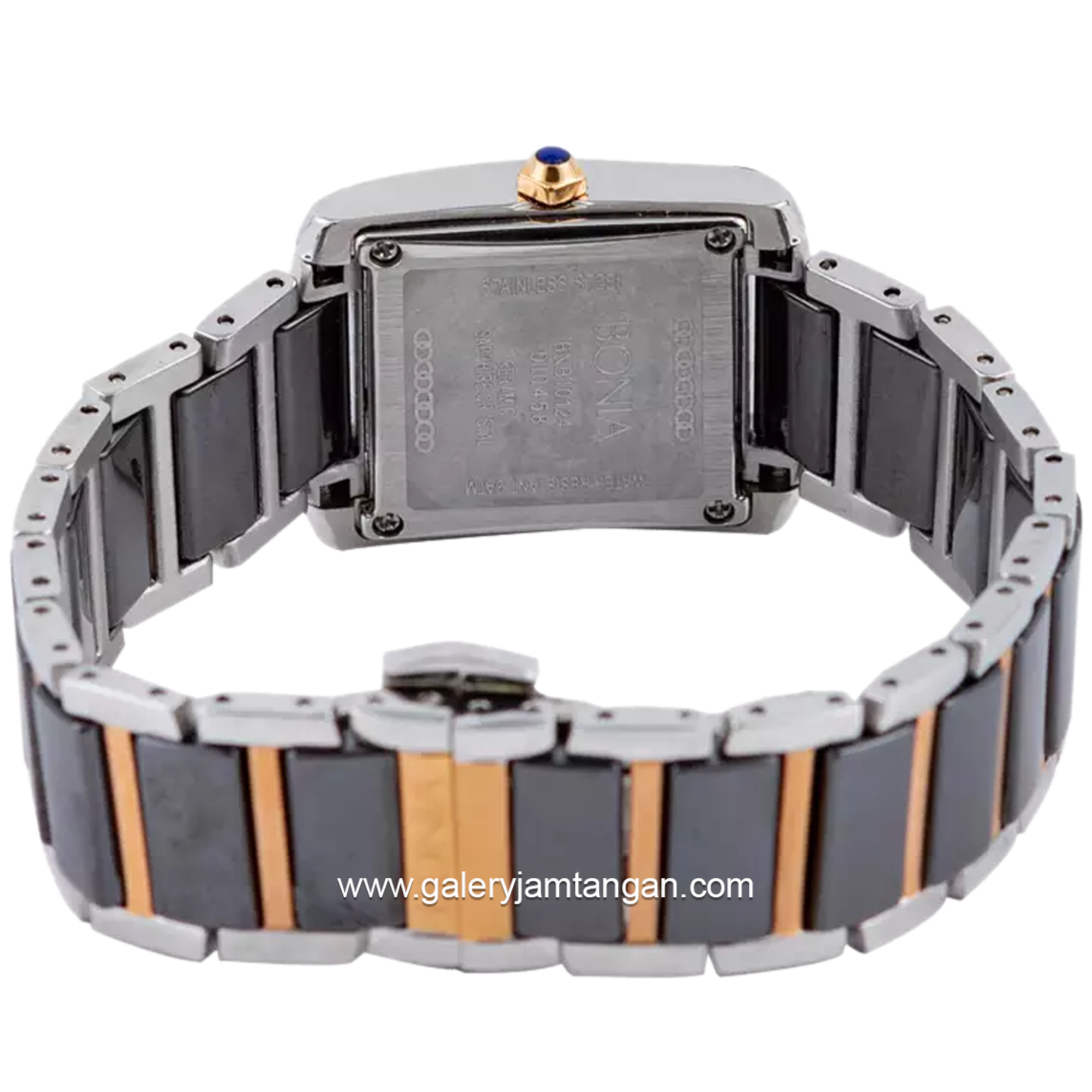 BONIA BNB10124-2631S Gray Dial Black Stainless Steel