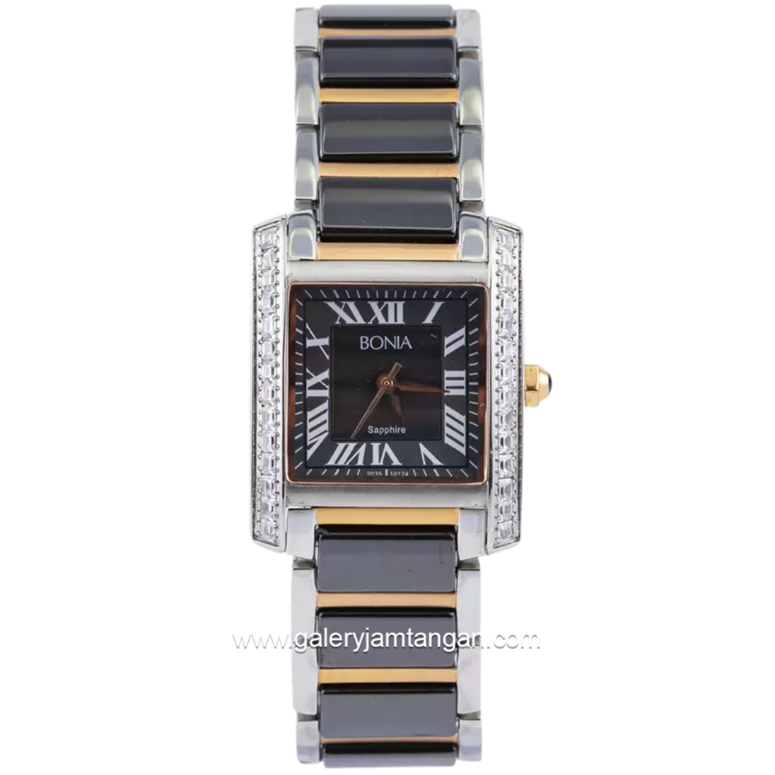 BONIA BNB10124-2631S Gray Dial Black Stainless Steel