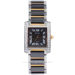 BONIA BNB10124-2631S Gray Dial Black Stainless Steel