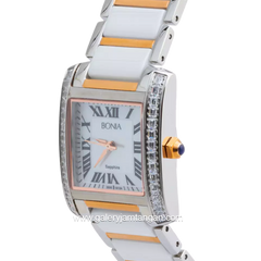 BONIA BNB10124-2651S White Rose Gold Stainless Steel