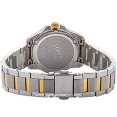 BONIA BNB10145-2135S Silver Dial Black With Swarovski Crystal Stainless Steel