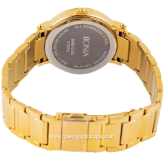 BONIA BNB10146-2213S Gold Dial White MOP Stainless Steel