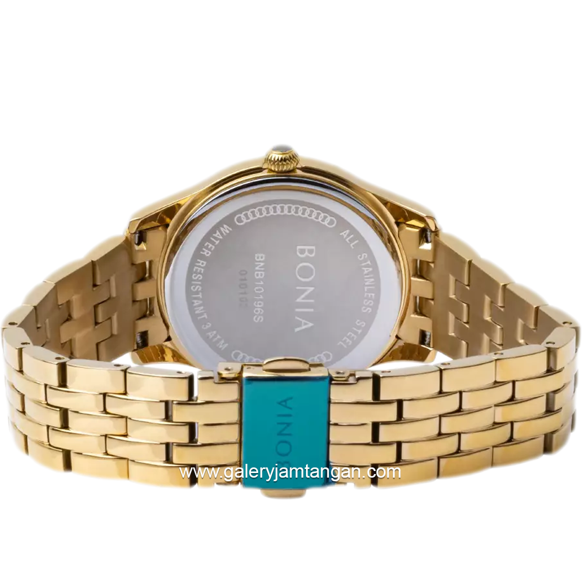 BONIA BNB10196-2255S Gold Dial White MOP Stainless Steel