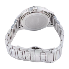 BONIA BNB10423-2353S Silver Dial White Stainless Steel