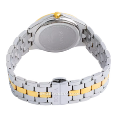 BONIA BNB10424-2112S Combination Silver Gold Dial White Stainless Steel