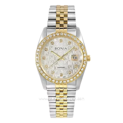BONIA BNB10550-1116S Men's Watches Silver Gold Stainless Steel