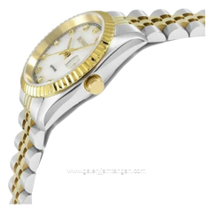 BONIA BNB10550-3157 Silver Gold Dial White Stainless Steel