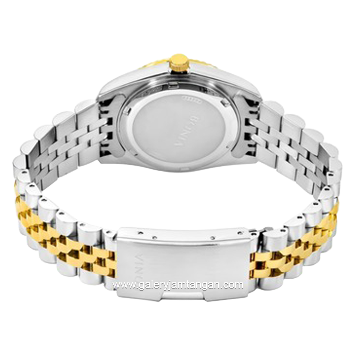 BONIA BNB10550-3157 Silver Gold Dial White Stainless Steel